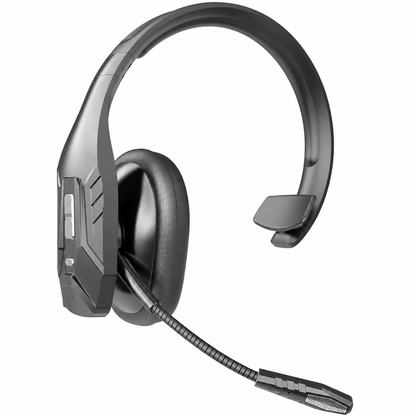 🎧 50 % RABATT NU! 🚛 Trådlöst Bluetooth headset med ENC-brusreducering – auto-parning för kundtjänst & lastbilschaufförer ✨