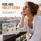 📼 50 % RABATT NU! 🎧 Transparent bärbar kassettbandspelare & kassett till MP3-omvandlare med USB-C – rädda dina gamla band ✨