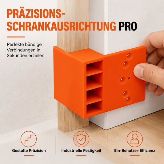 🔧 Köp 1, få 1 gratis! 📐 Monteringsfixtur för garderobens täcksidor & trappad positioneringsplatta – exakt hålinriktning ✨