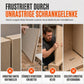 🔧 Köp 1, få 1 gratis! 📐 Monteringsfixtur för garderobens täcksidor & trappad positioneringsplatta – exakt hålinriktning ✨