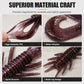🦐 50 % RABATT NU! 🎣 Realistiska mjuka räkbeten – flytande & naturtrogen gång, 8-pack i högelastisk TPR ✨
