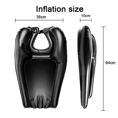 🛁 50 % RABATT NU! 💆 Bärbart uppblåsbart hårtvättfat – bekväm mobil hårtvättskål för sängliggande, äldre & gravida ✨