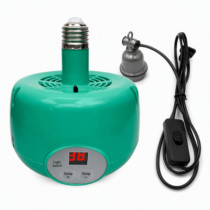🐣 50 % RABATT NU! 🌡️ Smart värmelampa med temperaturreglering – jämn värme & säker konstruktion för kycklingar och smådjur 🔥
