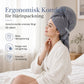 🍍 50 % RABATT NU! 💇‍♀️ Handduk för hårtorkning i korallfleece – snabbtorkande, sexfaldig absorption & ergonomisk turban ✨