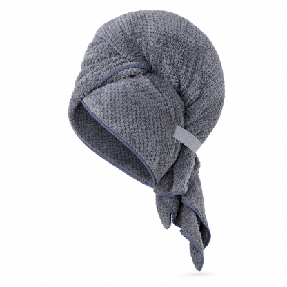 🍍 50 % RABATT NU! 💇‍♀️ Handduk för hårtorkning i korallfleece – snabbtorkande, sexfaldig absorption & ergonomisk turban ✨