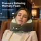 ✈️ 50 % RABATT NU! 🛌 U-formad resekudde i memory foam – svalkande issilke & magnetspänne för nacken ✨