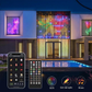 🌈 50 % RABATT NU! 💡 Vattentäta LED-gardinljusslingor – appstyrning, musiksynk & anpassad ljuskonst 🎵