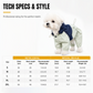 🐕 50 % RABATT NU! 🌧️ Vattentät & vindtät regnoverall för hund – heltäckande skydd mot lera och väta, S–2XL 🐾
