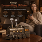 🚂 50 % RABATT NU! 💨 Vintagetåg-diffusor – mistringar & mysigt lågorljus med fjärrkontroll 🕯️
