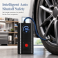 🚗 50 % RABATT NU! 💨 Bärbar elektrisk däckpump & luftkompressor – sladdlös med automatisk avstängning för bil, cykel & elfordon 🔋