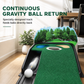 ⛳ 50 % RABATT NU! 🏌️ Portabel mini-golfputtmatta för inom- och utomhusbruk – 3 hål, 264×19,5 cm med automatisk bollretur 🎯