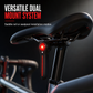 🚴 50 % RABATT NU! 🛑 Uppladdningsbar cykelbromslykta – smart bromsvarsel med rörelsesensor för landsväg & mountainbike 🚨