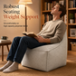 🛋️ 50 % RABATT NU! 🧺 Förvaringspuff & sittpallfodral 45x45x23 cm – fyll med kläder & klarar 100 kg 🌿