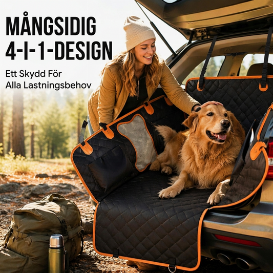 🐶 50 % RABATT NU! 🚗 Vattentåligt bilsätesskydd för husdjur – 4-i-1 design i 600D Oxford, skyddar mot smuts och repor 🛡️