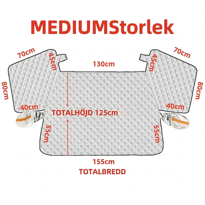 🚗 50 % RABATT NU! ❄️ Tjockare magnetiskt bilskydd för vindrutan – halvöverdrag för sedaner & SUV-bilar, vind- och stöldsäkert 🛡️