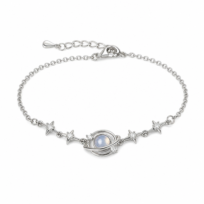💎 50 % RABATT NU! 🌟 Planet- och stjärnarmband i äkta 925 sterlingsilver – gnistrande zirkonia & elegant design 💫