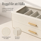 👓 50 % RABATT NU! ✨ Glasögonarrangör i handsytt PU-läder – mjukt sammetfoder & fack för alla bågar 💼