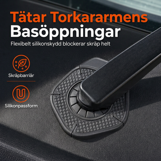 🚗 50 % RABATT NU! 💧 Elastiskt dammskydd för bilens vindrutetorkarhål – väderbeständigt silikon i standardstorlek 🛡️