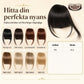 💇‍♀️ 50 % RABATT NU! ✨ Lös lugg & sidoskuggor med klippor – naturligt ansiktsramande utan att klippa håret 🌿