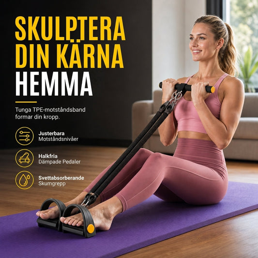 💪 50 % RABATT NU! 🏋️ Justerbara elastiska träningsband – forma kärnan hemma & maximera muskelspänningen med flerrörs TPE-motstånd 🌿