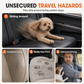 🐶 50 % RABATT NU! 🚗 Säker bilstol för husdjur med metallram – vattentätt Oxfordtyg & stabilt skydd under bilturen 🛡️