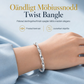 🌀 50 % RABATT NU! 🌟 Oändlig Mobius-vriden armring – len glidande justerbar lås & dubbel texturerad premiumglans 💫