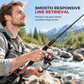 🎣 50 % RABATT NU! 🐟 Komplett resfiskeset – 4-delat glasfiberspö, färdigriggat bete & ergonomiskt grepp 🌊