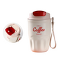 ☕ 50 % RABATT NU! 🔥 Dubbelväggig vakuumisolerad kaffetermos i 316 rostfritt stål – läckagesäkert lock & 360 ml för pendling 💼