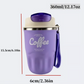 ☕ 50 % RABATT NU! 🔥 Dubbelväggig vakuumisolerad kaffetermos i 316 rostfritt stål – läckagesäkert lock & 360 ml för pendling 💼