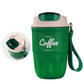 ☕ 50 % RABATT NU! 🔥 Dubbelväggig vakuumisolerad kaffetermos i 316 rostfritt stål – läckagesäkert lock & 360 ml för pendling 💼
