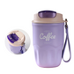 ☕ 50 % RABATT NU! 🔥 Dubbelväggig vakuumisolerad kaffetermos i 316 rostfritt stål – läckagesäkert lock & 360 ml för pendling 💼