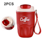 ☕ 50 % RABATT NU! 🔥 Dubbelväggig vakuumisolerad kaffetermos i 316 rostfritt stål – läckagesäkert lock & 360 ml för pendling 💼