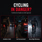 🚴 50 % RABATT NU! 🕷️ Spider Laser Pro baklykta för cykel – aktiv laserbarriär & fem LED-pärlor för maximal säkerhet i mörker 🌙