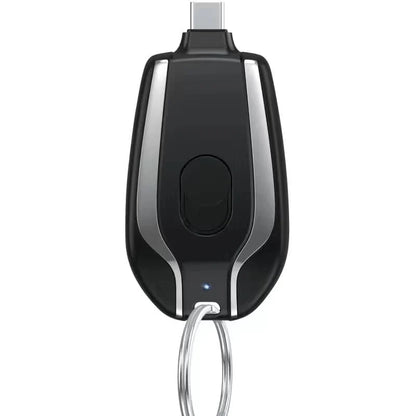 🔋 50 % RABATT NU! 🗝️ Nyckelringsbar laddningsbank med 1500 mAh – ultralätt, Type-C & snabbladdning för nödsituationer 📱