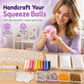 🎨 50 % RABATT NU! 🌈 DIY stressbollsset – blanda färgglad lera & glitter för känselstimulerande lek, läckagesäker konstruktion ✨