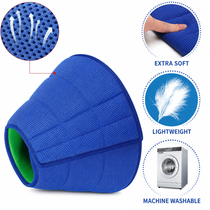 🐾 50 % RABATT NU! 🌬️ Ventilerande skyddskrage i mesh för husdjur – mjuk, stressfri & hindrar slickande efter operation, S–XL ✨