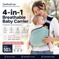 👶 50 % RABATT NU! 🧺 4-i-1 bärsele med ventilerande mesh – 0–36 månader, fram & rygg – nära barnet, händerna fria 💕